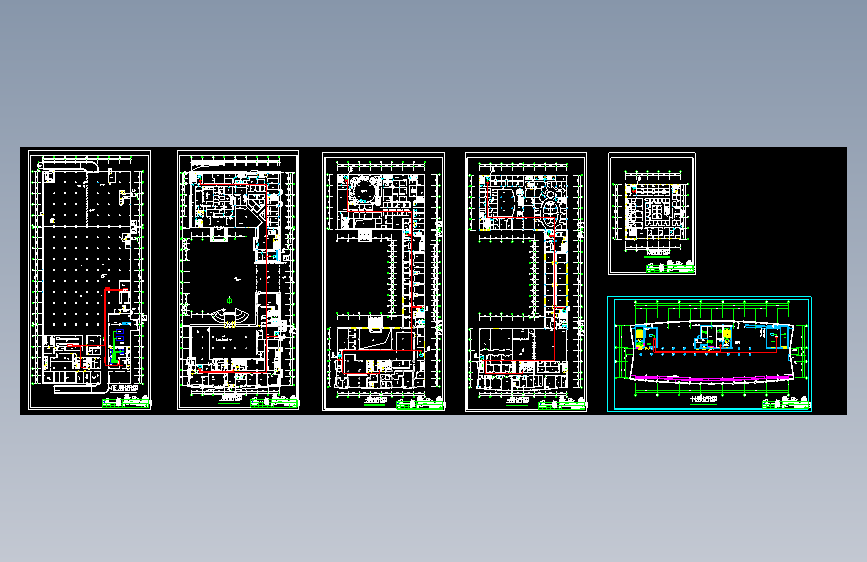 某酒店BAS系统设计cad图