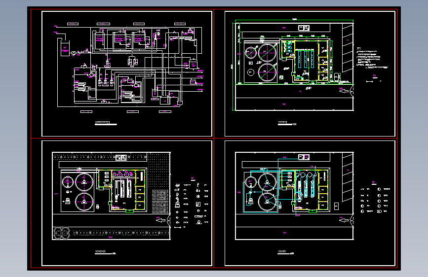 某垃圾渗滤液处理MBR工艺全套图