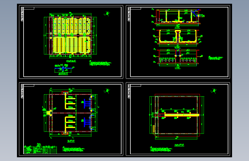 某污水处理厂SBR工艺cad施工图纸