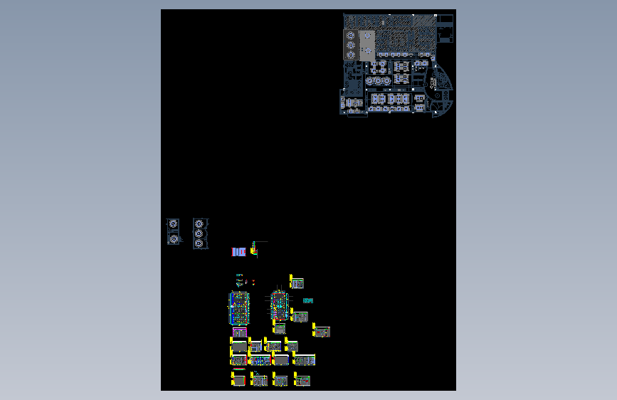 南京水中游火锅店超详细的施工图和效果图