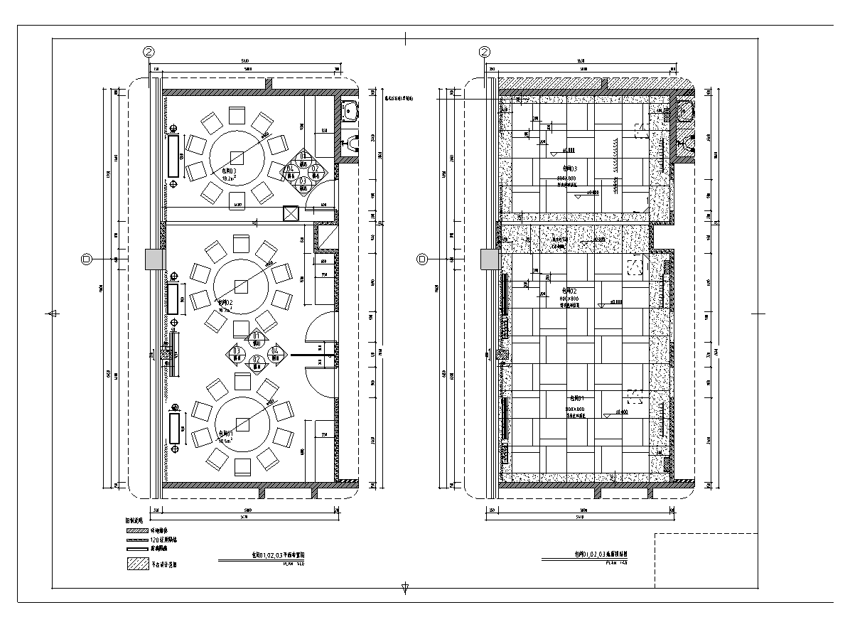 南京水中游火锅店超详细的施工图和效果图