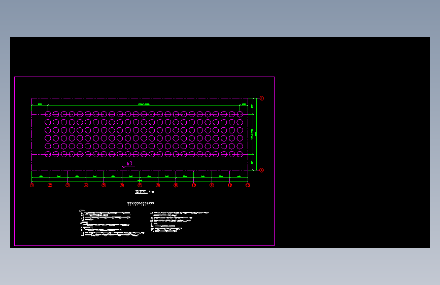 强夯置换二次地基处理典型设计cad图纸
