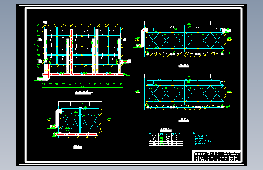水解酸化池工艺平面图