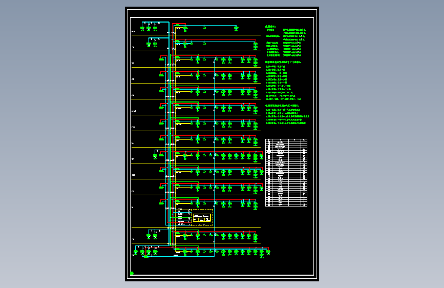 消防系统图平面布置图