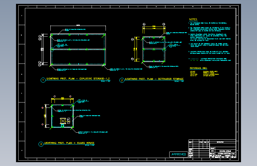 一地区大型炸药库电气设备详图