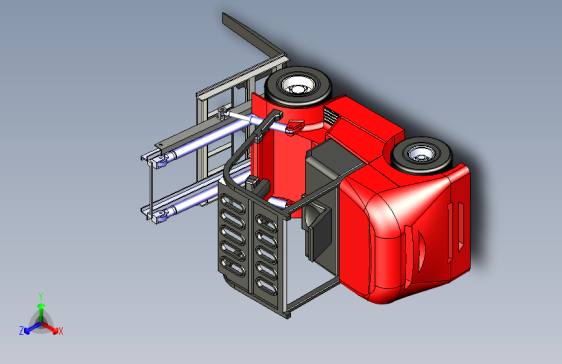 1:1叉车模型
