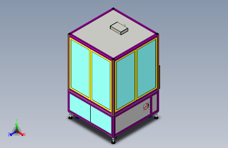 电路板五轴点胶机模型