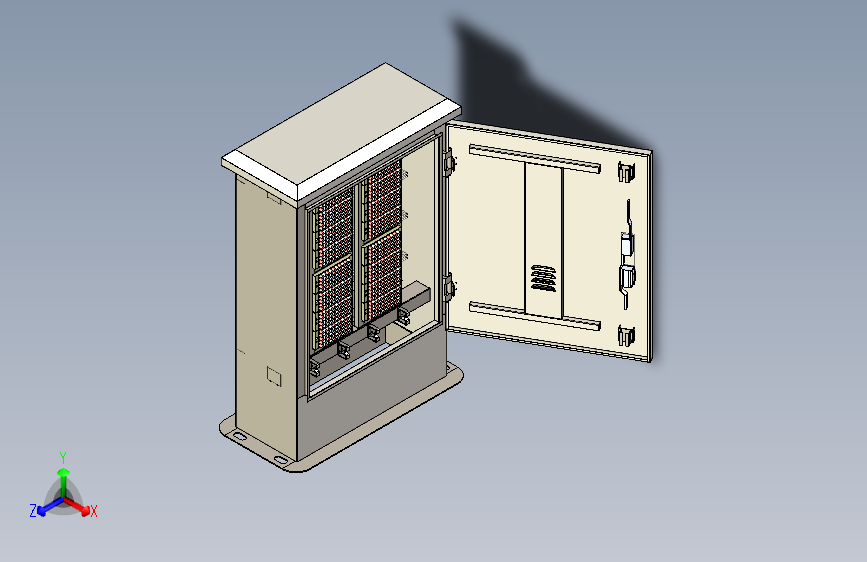 海军旋卡式电缆交接箱