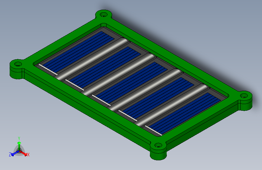 0.5V, 100 mA 太阳能板焊接夹具和盒
