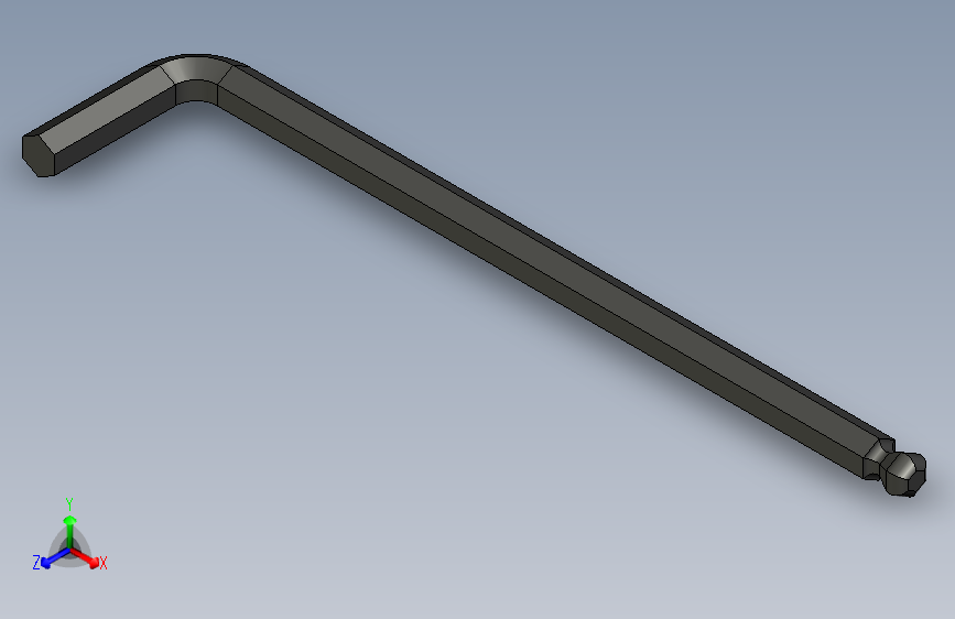 1_4_ 球头六角L形键