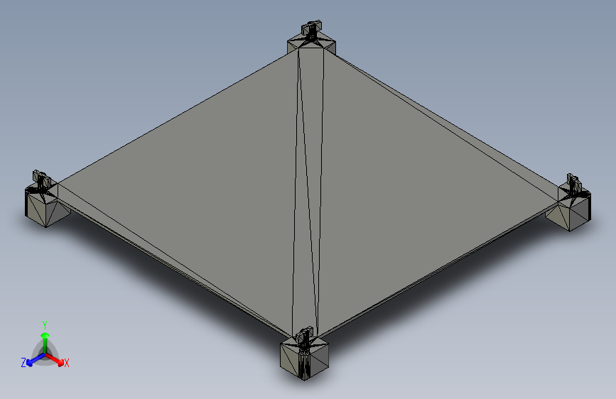 1U 2件立方体卫星，带内置紧固件
