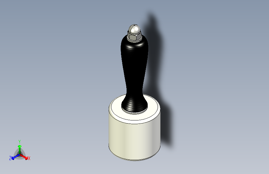 3磅带堆叠皮革手柄的工具锤