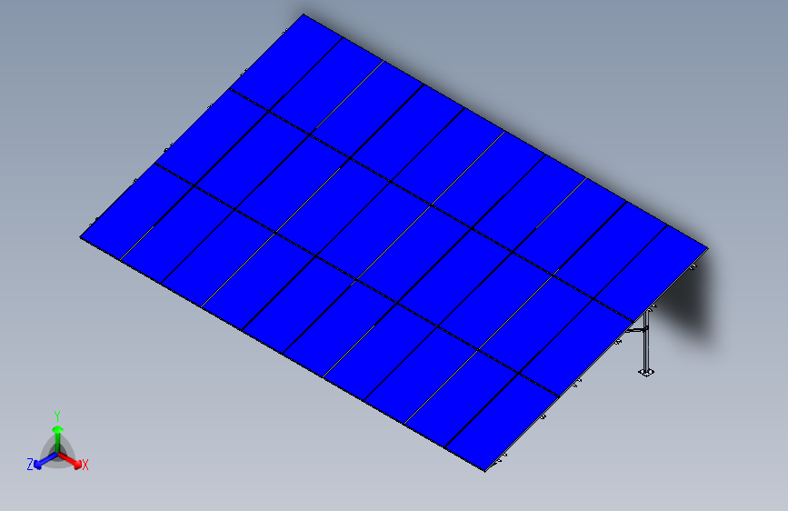 30块电池板的太阳能结构