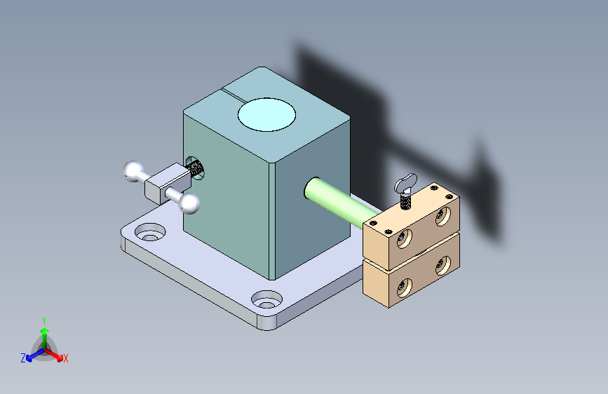 360度旋转机械夹