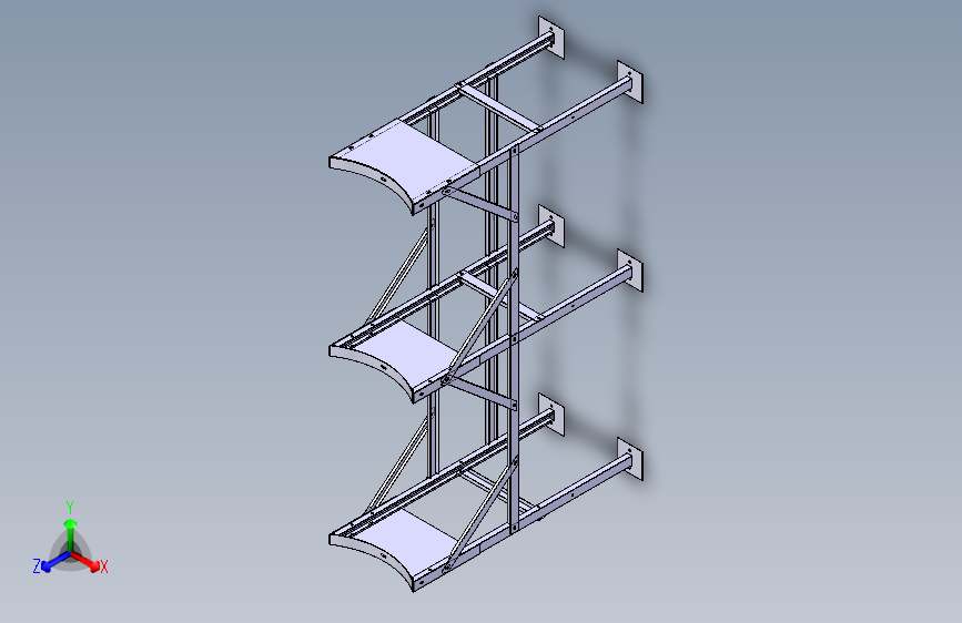 1000升每天太阳能支架