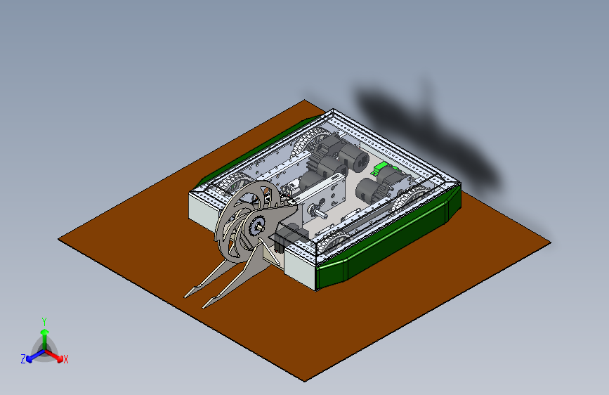 Cal Poly Battle Bots高级项目初步CAD原型