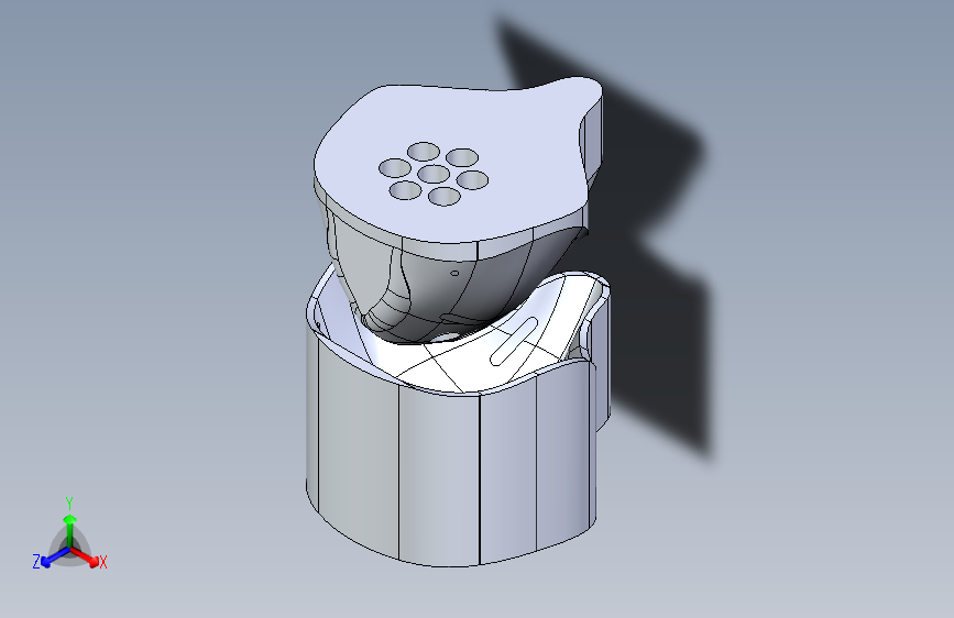 COVID-19 自制口罩 3DP 空腔_芯模