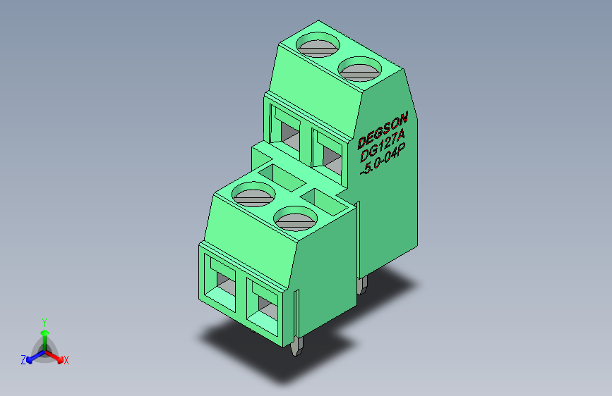 DEGSON DG127 系列 5.0_5.08mm 接线端子 全包装