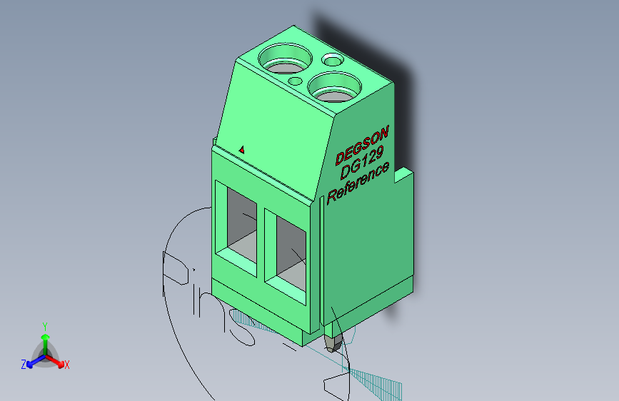 DEGSON DG129 系列 5.0_5.08_7.5_7.62毫米 接线端子 包装