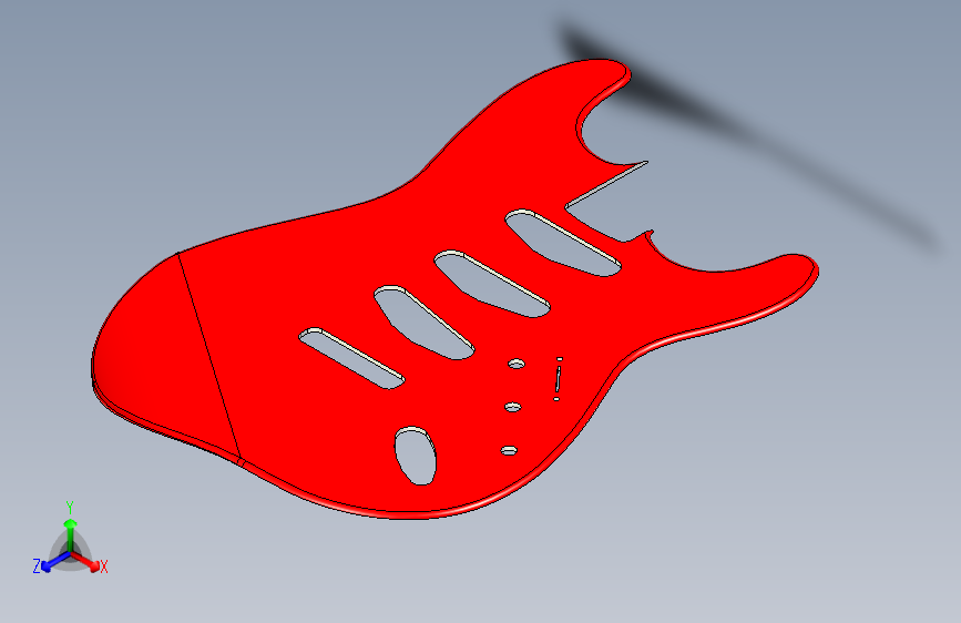 FlameTop Stratocaster 无护弦板