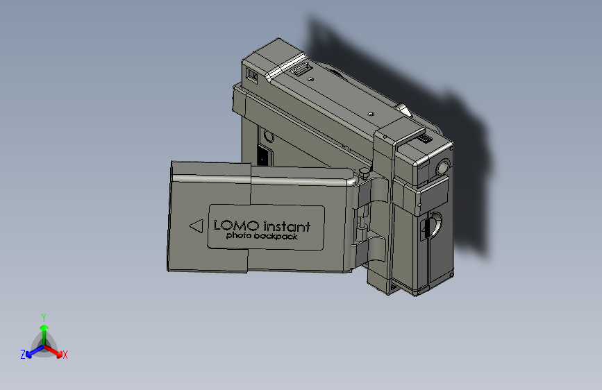 Lomo即时成像相机背包