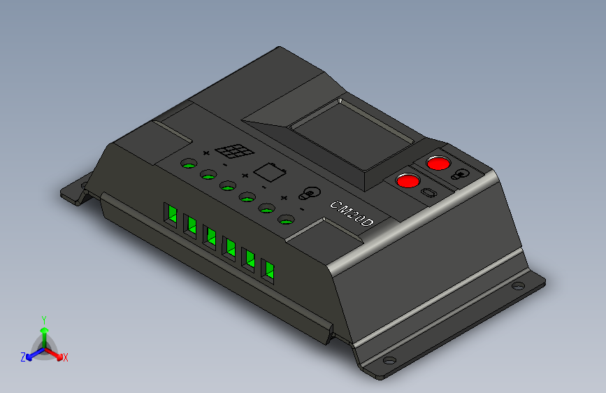 MexxSun - 太阳能充电控制器 - CM20D - 10A - 12V - 24V