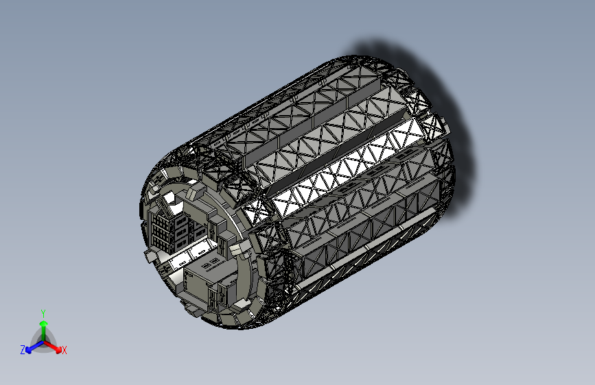NASA挑战赛：月球门户货物包装和存储 - “OC”中心滚动存储