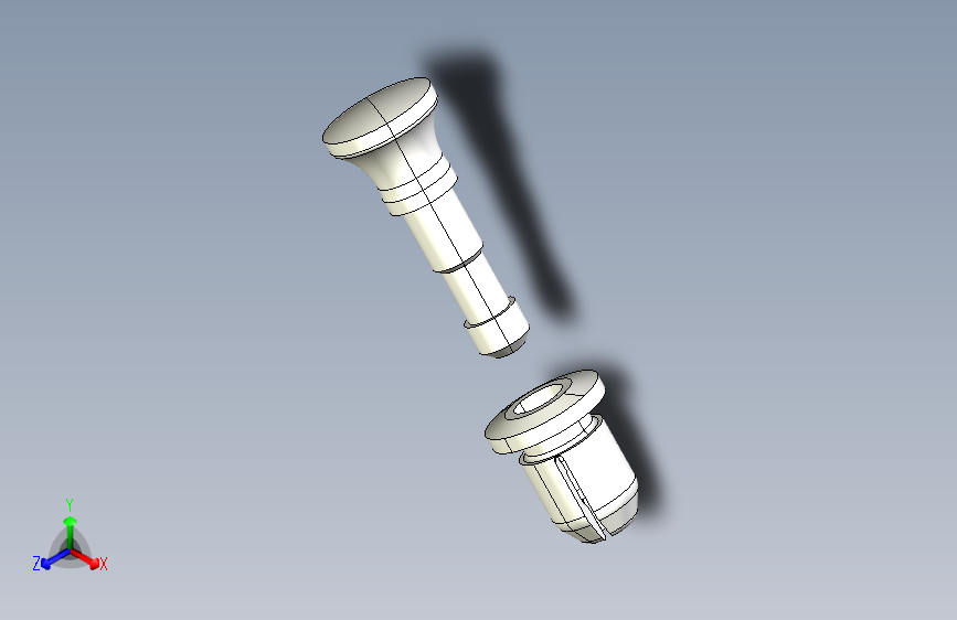 Southco尼龙锁扣2件套面板锁扣（迷你握把）