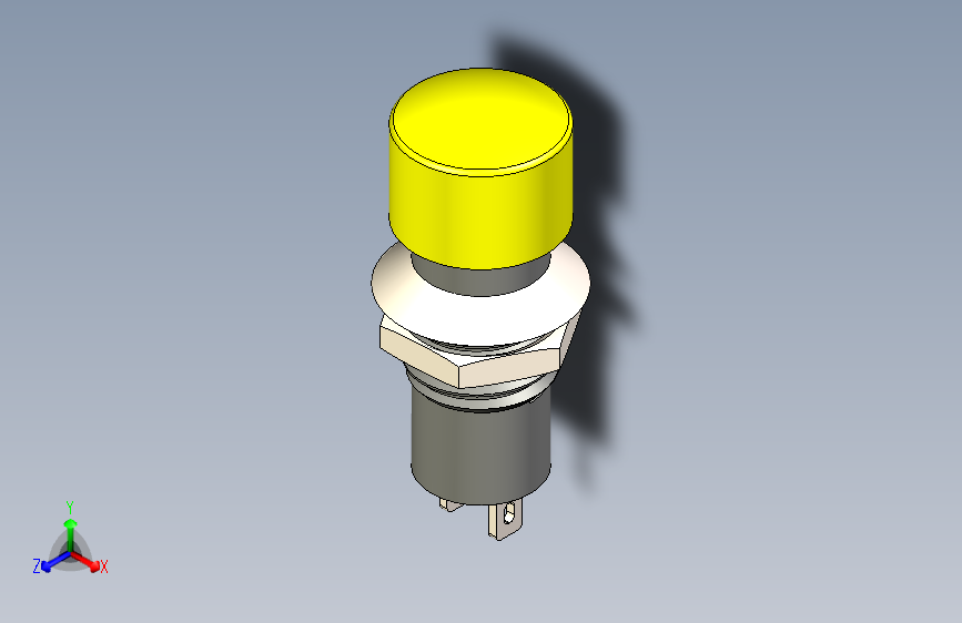 按扭 TRU COMPONENTS TC-R13-40B-05YL