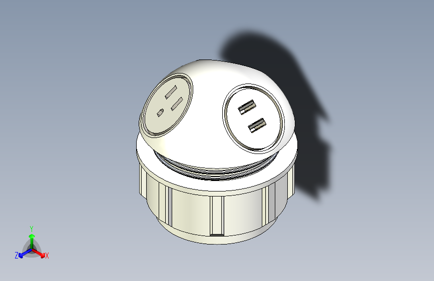 半球动力 & USB 充电桌 金属扣