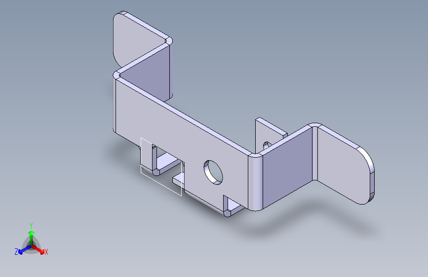 薄板铰链安装支架