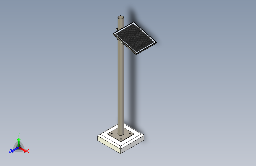 侧装太阳能支架