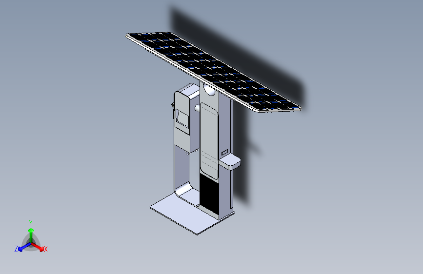 创新的多功能城市街道电动汽车充电站