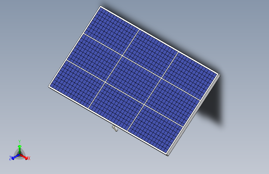 带可移动支柱的太阳能板