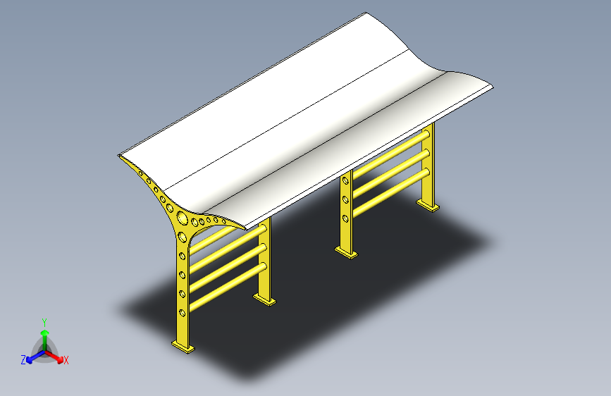 带太阳能板的电动汽车充电站