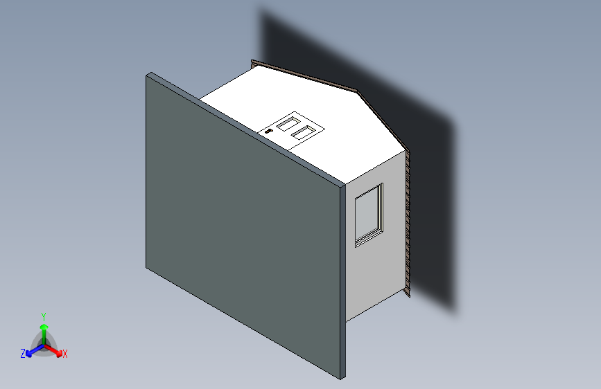 带太阳能板的房子