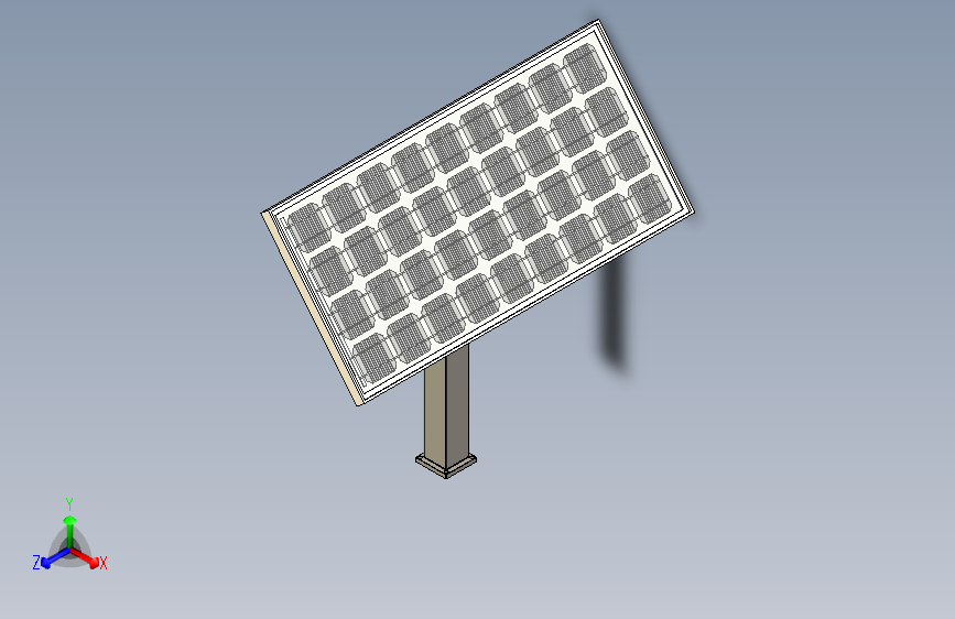 带运动机构的太阳能板