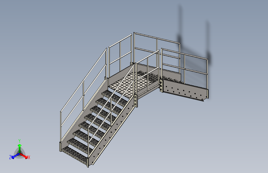 工业楼梯制造 (1)