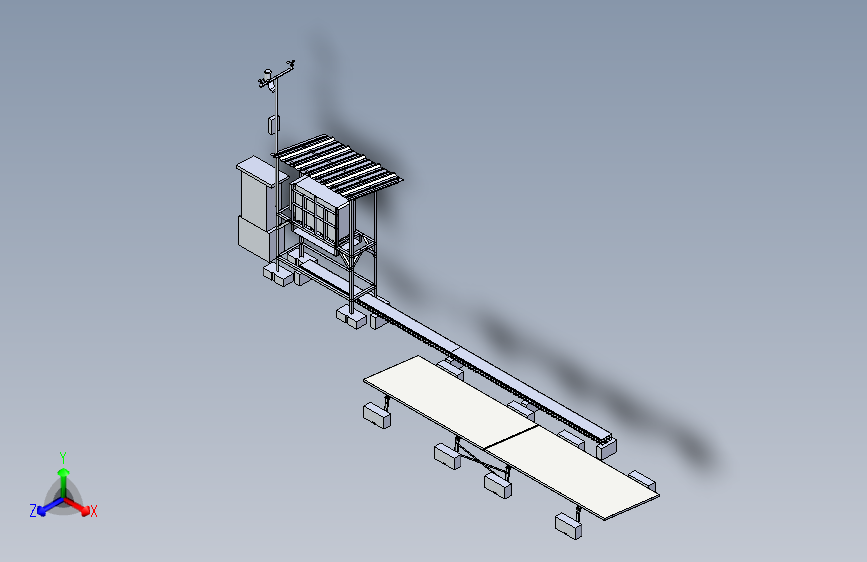 混凝土屋顶上的光伏组件