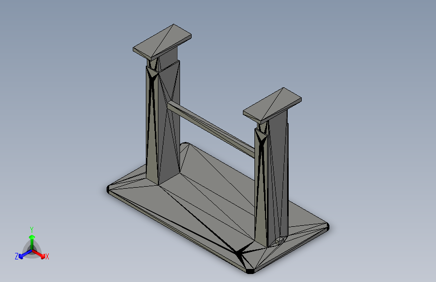可调节高度的桌子。