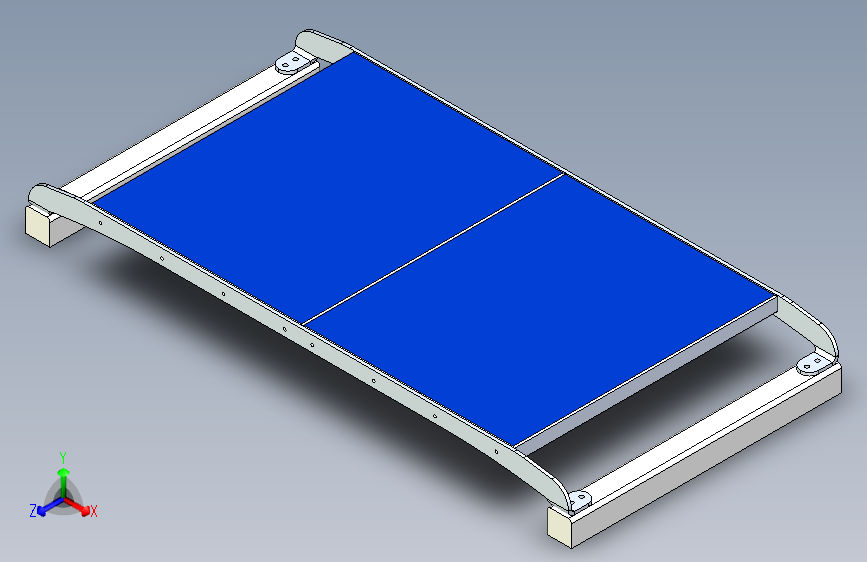 蓝色精灵太阳能板支架