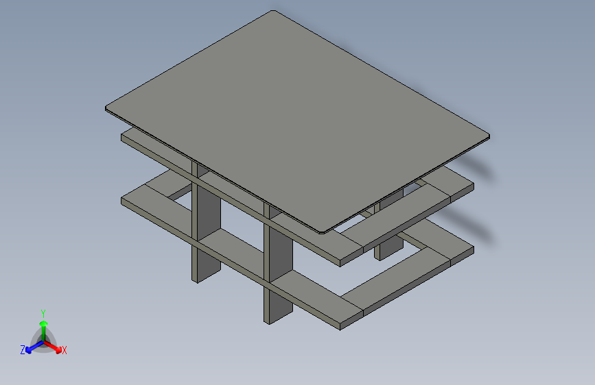 蒙德里安风格咖啡桌 90x80x50 厘米