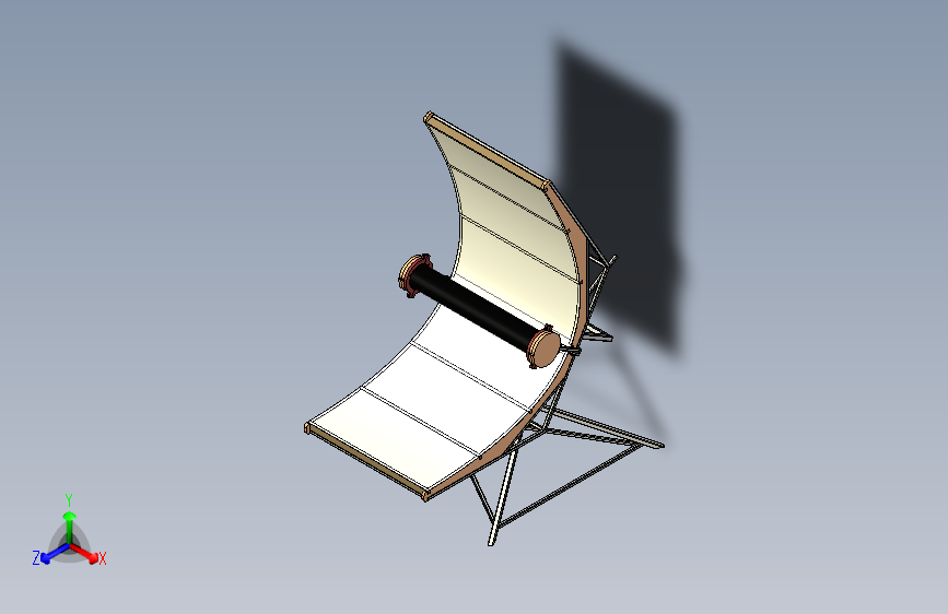 抛物面太阳能烤箱 _木版_