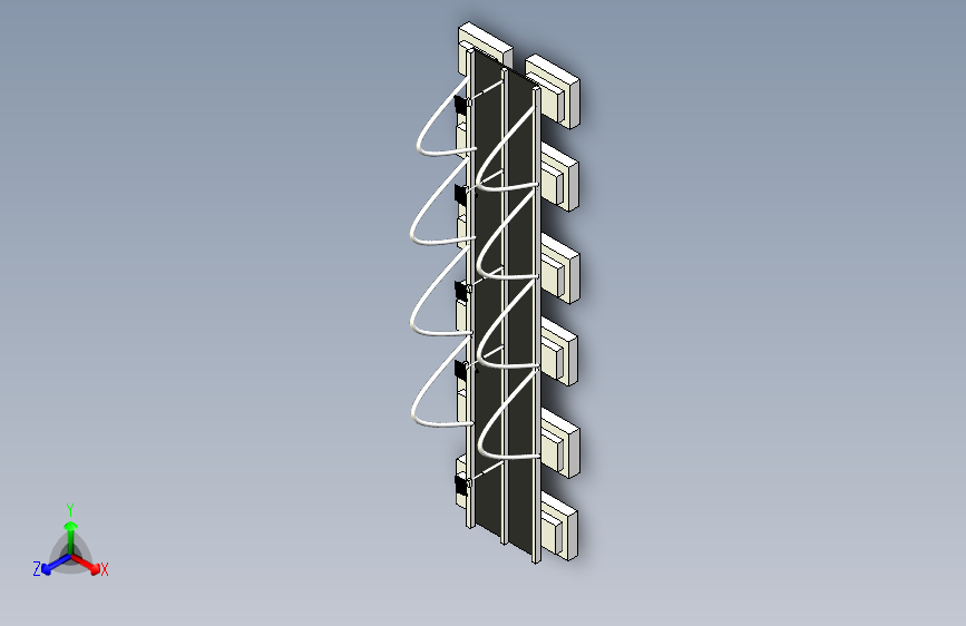 桥上的太阳能路灯系统