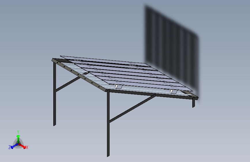 使用弗雷斯尔镜子进行太阳能集中