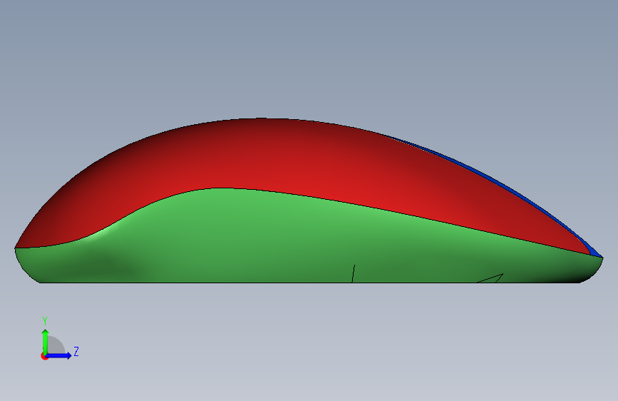 鼠标模具 SolidWorks 左侧视图