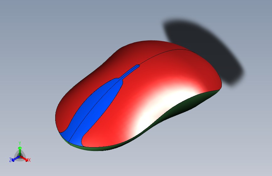 鼠标模具 SolidWorks