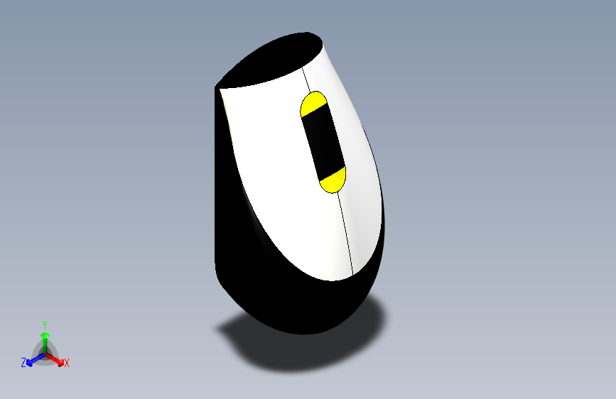 鼠标-使用线框和表面设计 catia