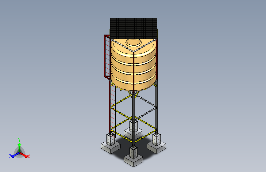 水箱和太阳能系统