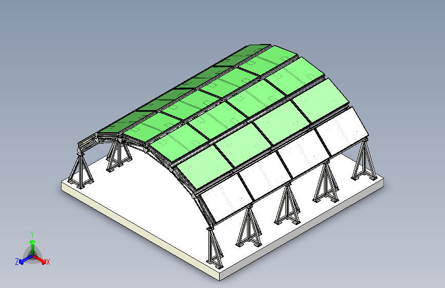 太阳能板弓形支架